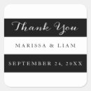 Search for black white stripes wedding stickers Modern