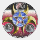 Search for triple moon stickers Pentacle