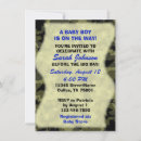 Search for camo baby boy shower invitations It's a boy