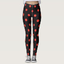 Search for black red polka dot leggings Retro