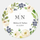 Search for rustic floral wedding stickers Summer