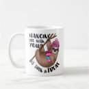 Search for funny sloth mugs Pink