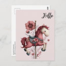 Search for amusement park postcards Carousel horse