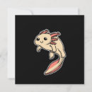 Search for amphibians square invitations Salamander