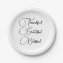Search for thanksgiving paper plates Thankful