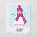 Search for winter onederland snowman invitations Kids