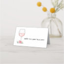Search for wine place cards Flowers