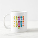 Search for cute alphabet mugs Kindergarten