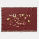 Search for valentines day throw blankets Calligraphy