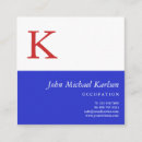Search for red white blue business cards Minimal