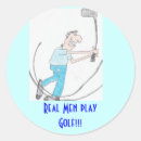 Search for playing golf stickers Men