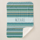 Search for tribal pattern blankets teal