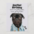Search for pug lover birthday cards From the dog