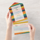 Search for yellow and teal wedding invitations Colourful