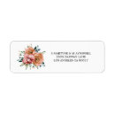 Search for orchid flower return address labels Modern