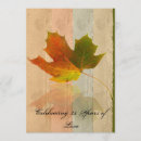 Search for fall anniversary invitations Vintage