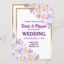 Search for eclectic wedding invitations Gold