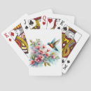 Search for hummingbird playing cards Floral
