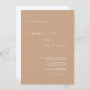 Search for desert wedding invitations Minimalist