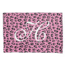 Search for leopard print pillowcases Pink