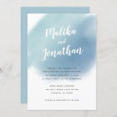 Search for blue ombre wedding invitations Elegant
