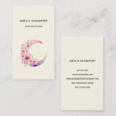 Search for crescent moon business cards Lunar