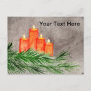 Search for bough horizontal postcards Watercolor