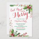 Search for poinsettia flower invitations Red and green