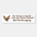 Search for chicken bumper stickers Farm
