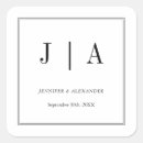 Search for couple names stickers Modern minimalist