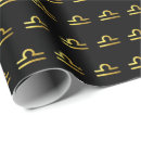 Search for libra wrapping paper Gold