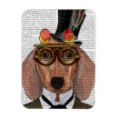 Search for dachshund magnets Steampunk