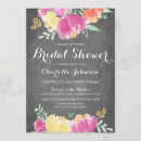 Search for chalkboard bridal shower invitations Floral