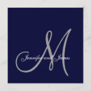 Search for navy blue and grey wedding invitations Simple