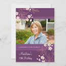 Search for plum birthday invitations Dark purple