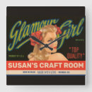 Search for craft room clocks Retro
