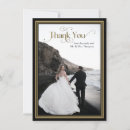 Search for black and gold wedding thank you cards Classy