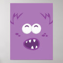Search for monster faces posters Anime
