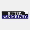 Search for bitterness bumper stickers Obama
