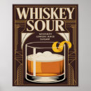 Search for vintage whiskey posters Home bar