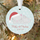 Search for gray cat christmas tree decorations Cats