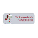 Search for mailbox return address labels Red