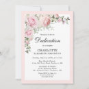 Search for pink dedication invitations Elegant