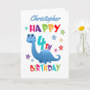 Search for dinosaur 4th birthday cards Grandson
