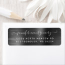 Search for metal return address labels Elegant