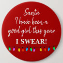 Search for good girl round badges pins Funny