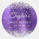 Search for purple and silver stickers For kids