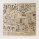 Search for vintage newspaper puzzles French