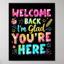 Search for welcome back posters Here