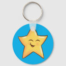 Search for happy star key rings Cute